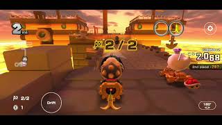 Mario Kart Tour  DS Airship Fortress 1080p HD [upl. by Ehsiom522]