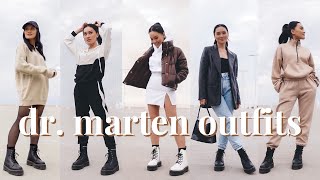 HOW TO STYLE DR MARTENS  15 outfit ideas with docs [upl. by Gallenz]