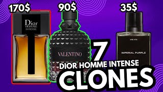 Top 7 Dior Homme Intense DUPESCLONES  Affordable Alternatives of Dior Homme Intense [upl. by Adiol]