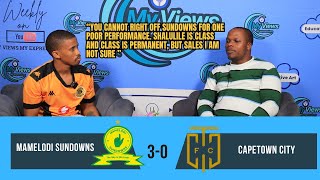 Mamelodi Sundowns 30 Cape town City  Shalulile is back on form  The league is far from over [upl. by Inaleon907]