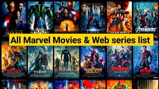 All Marvel Movies And Series  In Order [upl. by Faunie]