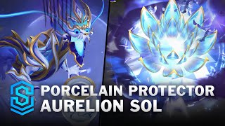 Porcelain Protector Aurelion Sol Skin Spotlight  PreRelease  PBE Preview  League of Legends [upl. by Renwick]