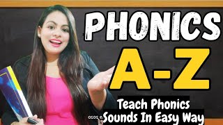 HOW TO TEACH PHONICS TO YOUR CHILDREN THE FUN WAY  The Sounds of Alphabet [upl. by Regdirb888]