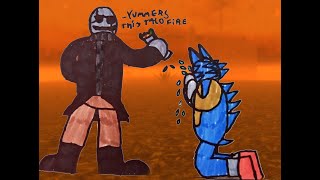 SMG12 gaster rap battles the OG sonic exe Wingblings [upl. by Eemiaj]