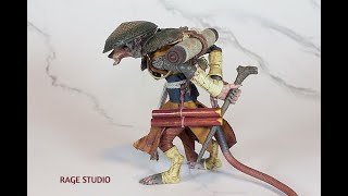 RAGE STUDIO SAMURAI FORCE MASTER  SPLINTER action figure review [upl. by Clementine64]