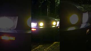 Yellow LED Fog Light automobile cars mustang led ledlights foglights upgrade [upl. by Ttevi]