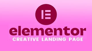 Elementor Landing Page Website Design  WordPress Elementor Pro Tutorial [upl. by Netsew698]