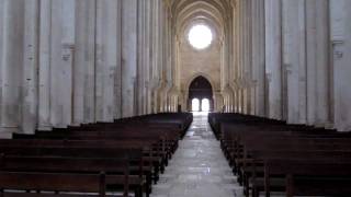 Royal tombs of King Pedro I and Ines de Castro in Portugal Alcobaça Monastery church [upl. by Burd]