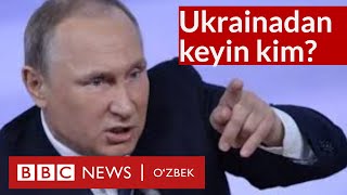 Россия Путин Украина ортидан Ўзбекистон ва минтақага ҳам таҳдид қиладими BBC News Ozbek [upl. by Latham729]