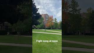 Central Michigan Fight song at Warriner Hall [upl. by Ymme674]