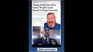 Trump to “Purge Generals” hmm STILL Think He’s Not a Fascist Dictator [upl. by Novak417]