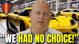 HUGE NEWS Koenigsegg CEO Just SHUT DOWN EV Production [upl. by Nymrak]