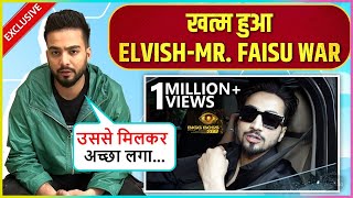 Elvish Yadav ENDS Fight With MrFaisu Praises Him REACT On KatariaAdnan In BB OTT 3 Exclusive [upl. by Sum]