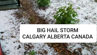 CRAZY HAIL STORM CALGARY ALBERTA CANADA JUNE 13 2020 [upl. by Hilliary]