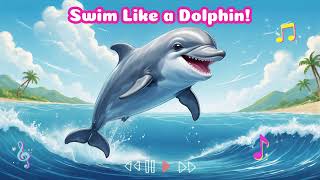 Swim Like a Dolphin Ocean Adventure Song for Kids  BopBop Song [upl. by Datnow]