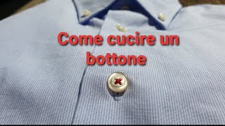 Come cucire un bottone [upl. by Dnalram645]