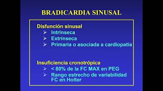 Bradiarritmias y Bloqueos Disfunción sinusal [upl. by Kaycee]