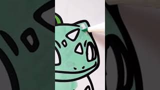 Bulbasaur ASMR Coloring pokemon satisfyingcoloring asmr [upl. by Yslehc]