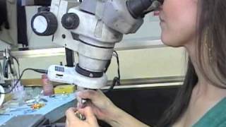 Setting Diamonds into an 18k Gold Watch  Vanessa Nicole Jewels Diamonds [upl. by Della]