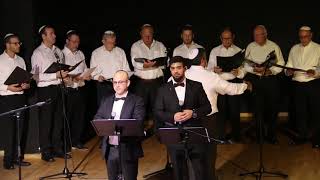 Cantors Barry Braun amp Yossi Schwartz sing HANEIROT HALALU  Zilbertz [upl. by Ahgiela]