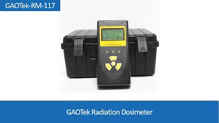 Radiation Dosimeter  GAOTek [upl. by Dominga]