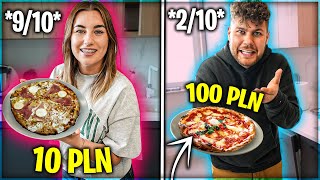 PIZZA ZA 10 ZŁOTYCH vs ZA 100 ZŁOTYCH [upl. by Eenet]