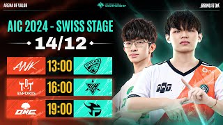 ANK vs HD  TDT vs SH  ONE vs FPT  SWISS STAGE  AIC 2024  NGÀY 1412 [upl. by Leif]