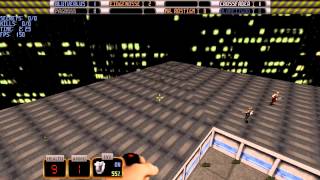 Duke Nukem 3D Megaton Edition  Patch 121 Multiplayer  8 player Deathmatch in E3M8 Stadium [upl. by Felita]