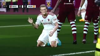 West Ham United vs Manchester United Full Video Game Simulation PES 2021 [upl. by Clie312]