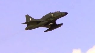 A4 Skyhawks Takeoff from Luke Air Force Base Draken International [upl. by Viradis707]