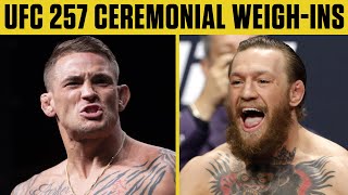 UFC 257 Dustin Poirier vs Conor McGregor 2 Ceremonial WeighIns  ESPN MMA [upl. by Siram]