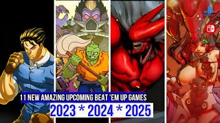 11 Amazing Upcoming BEAT EM UP GAMES 2023 amp 2024 amp 2025 PCSwitchPS5PS4XBOX ONEXBOX [upl. by Posner]