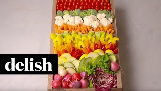 How To Make The Ultimate Crudite Platter  Delish [upl. by Reginald849]