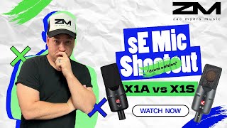 sEElectronicsofficial X1A vs X1S  MONO Overhead Mic Review [upl. by Asirral]