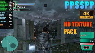 Syphon Filter Dark Mirror   PPSSPP 4K 60FPS   Settings  HD Texture Pack  PSP Emulator 2024 [upl. by Auqinehs]