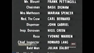 Corridors Of Blood 1958 End Credits AMC Fearfest 2012 [upl. by Perr696]