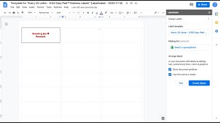 How to make labels in Google Docs [upl. by Frederick]