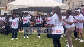 Daughters of Glorious Jesus Energetic Performance at Ejisu BCI walk for cure 2024 [upl. by Charleen]