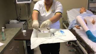 Urinary Catheter  Sterile Technique [upl. by Pritchard]