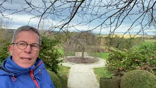 Walk through the Yellow Garden at Broughton Hall Jindivick in midwinter [upl. by Doyle625]