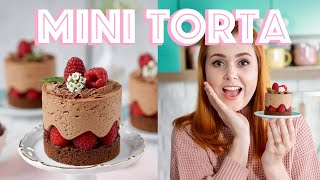 RECEITA MINI TORTA DE CHOCOLATE E FRAMBOESA [upl. by Llemmart94]