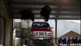 Truck Owners Blow Extra Smoke To Anger Environmentalists [upl. by Anihta]