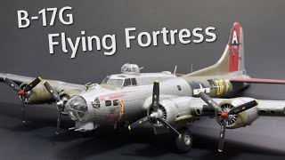 Building the Revell B17G Flying Fortress in 172 Scale  Plastic Model Kit Build amp Review [upl. by Ferino]