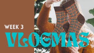 VLOGMAS Week 3  washing home spun yarn a guided ski tour of my childhood and an xmas advent fail [upl. by Concoff576]