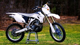 2008 YZ250F first ride ripping [upl. by Ailongam57]