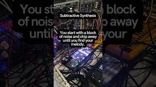 how subtractive synthesis works eurorack modularsynth musicproduction synthesizer sounddesign [upl. by Droffig]