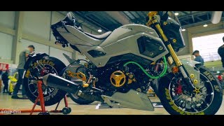 Honda MSX SF Modified ALL  Borneo Kustom Show 2018 [upl. by Ellednahc431]