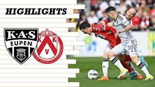 Highlights Matchday 31  KAS Eupen vs KV Kortrijk [upl. by Nnaillek]