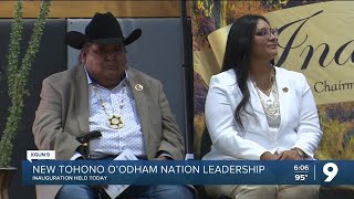 Inauguration ceremony for the new Chair Vice Chair of the Tohono Oodham Nation [upl. by Emerej807]