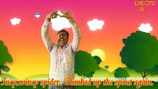 Insy Winsy Spider Rhyme with best actions [upl. by Hahsia]